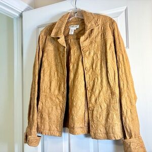 Coldwater Creek Jacquard Blazer